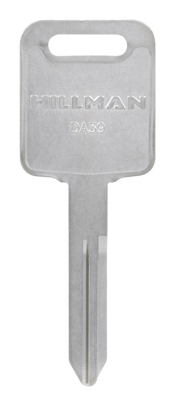Set of 10 Nissan truck keys by Emery Jensen, showing key blades and key heads for DA-39 Nissan truck models.