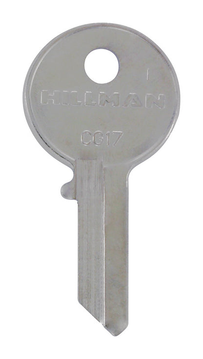 Set of 10 Emery Jensen CG-17 Chicago Key BL (s) specialty keys, showing silver keys with black handles on a white background.