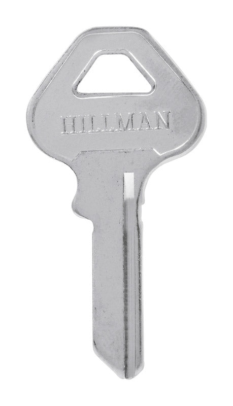 Set of 10 Emery Jensen CP-22 Hillman key blanks, specialty keys with metal key blades and stamped key codes for locksmith use