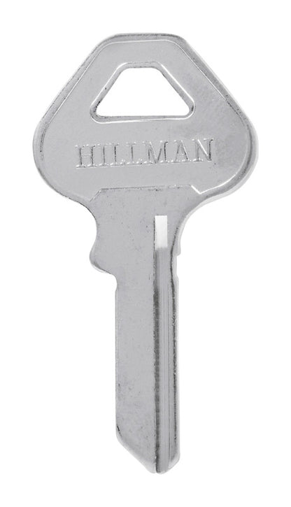 Set of 10 Emery Jensen CP-22 Hillman key blanks, specialty keys with metal key blades and stamped key codes for locksmith use