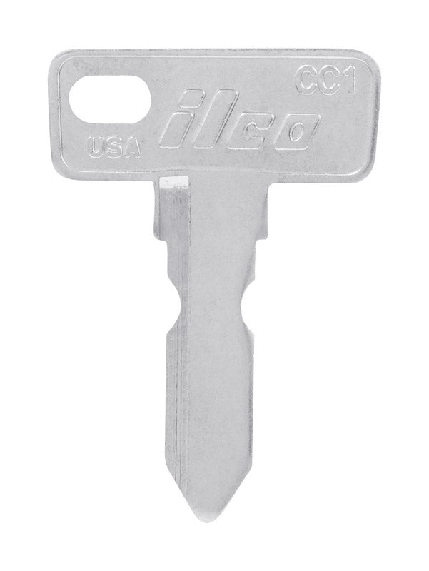 Pack of 10 Emery Jensen CC-1 Club Golf Cart keys, specialty keys with key blades visible for golf cart lock replacement.