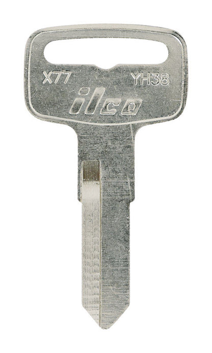 Pack of 10 Yamaha motorcycle key blanks by Emery Jensen, ideal for Yamaha motorcycles and compatible with key cutting.