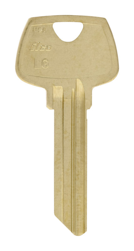 Pack of 10 Emery Jensen S-27 SARGENT key blanks, specialty keys in black, shown with key cuts and notched edges.