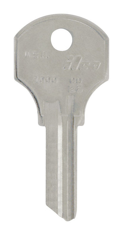 Pack of 10 Emery Jensen CO-26 CORBIN key blanks, specialty keys for lock replacement and locksmith use, shown in the image.