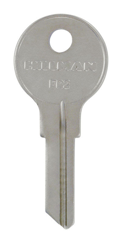 Set of 10 Emery Jensen Fr-2(L54G) Fort Key specialty keys, showing the unique shape and detailed ridges for secure locking.