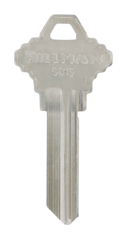 Pack of 10 Emery Jensen SC-15/H SCHLAGE key specialty keys, showing the metal key blades with key cuts and brand markings.