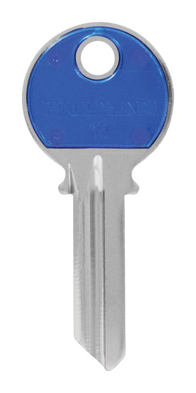 Set of five Emery Jensen Y-1 Blue Colorplus specialty keys, high-quality locksmith keys for secure access and replacement.