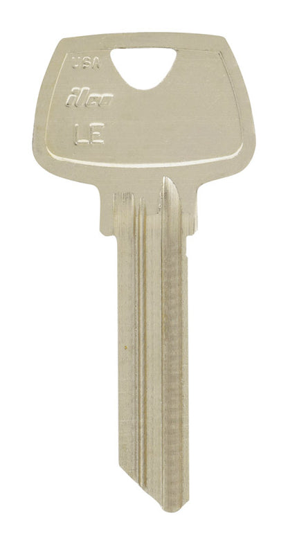 Pack of 10 Emery Jensen S-25 Sargent key blanks, specialty keys with visible key blades and grooves for locksmith use