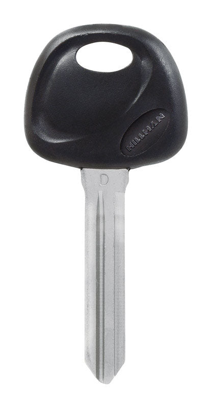 Set of five HY-17P Hyundai key shells by Emery Jensen for foreign auto vehicles, with visible key cuts and black plastic casing.