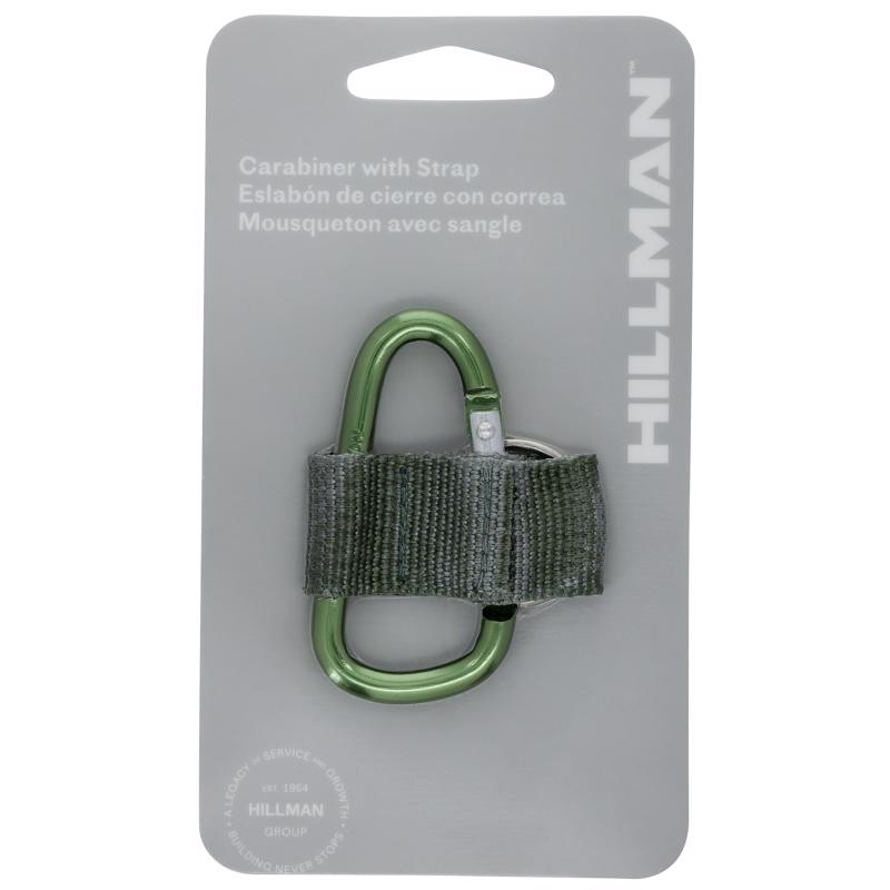 Set of 5 Emery Jensen CD carabiner key rings with straps, durable metal clips for keys and accessories.