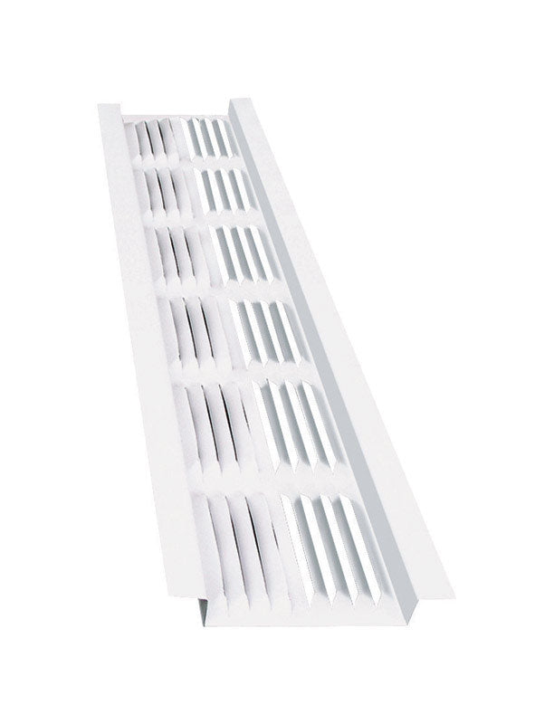 SOFFIT VENT CONT WHT 8' - Pack of 50