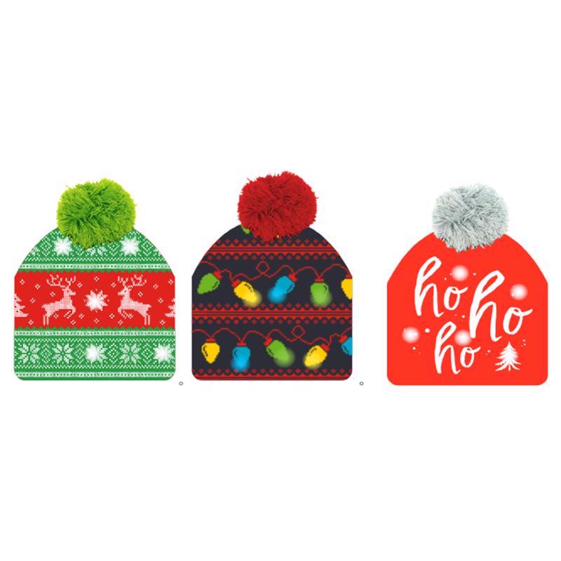 HOLIDAY BEANIE HAT 1PK - Pack of 24