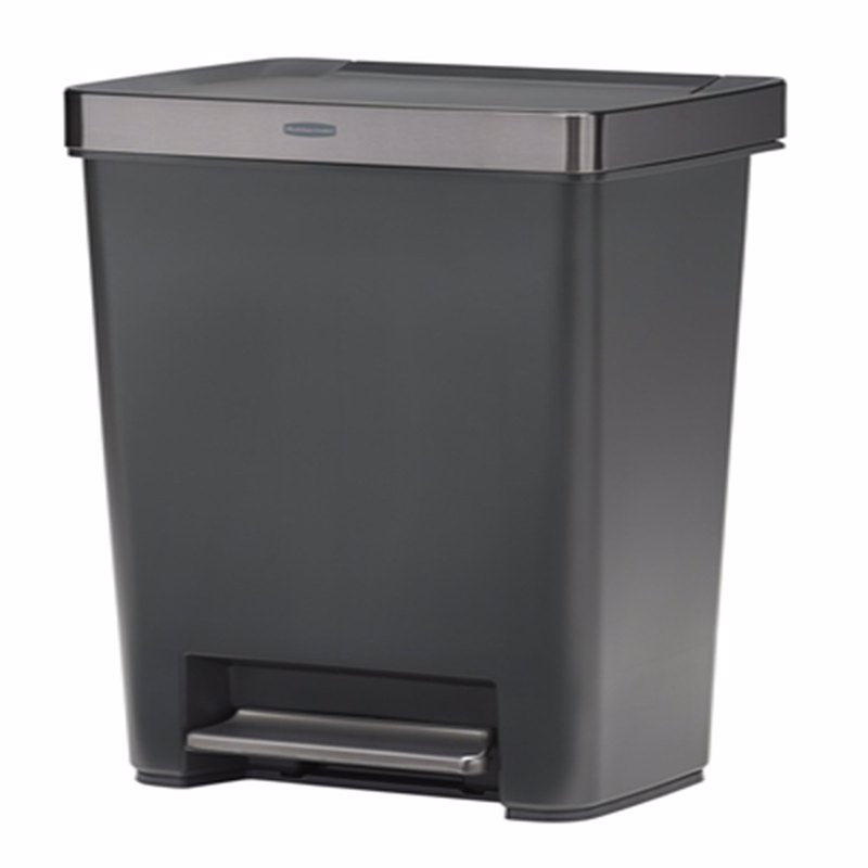TRASHCAN STEPON 13G CHAR - Pack of 4