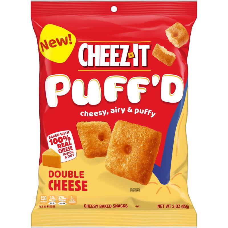 CRACKERS DBL CHEESE 3OZ - Pack of 6
