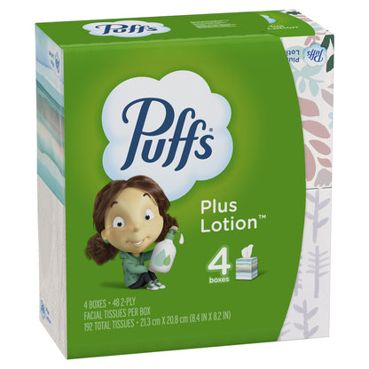 Puffs+lotion 4PK - Pack of 6