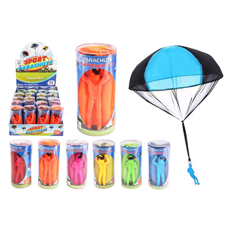 SKY PARACHUTE TOY 1PK - Pack of 24
