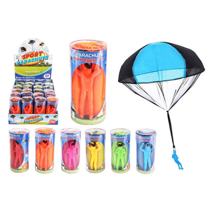 SKY PARACHUTE TOY 1PK - Pack of 24