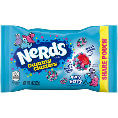 Assorted gummy candy Vry Bery by Emery Jensen in a 30oz pack, colorful fruit-flavored non-chocolate candy, 12 packs included.