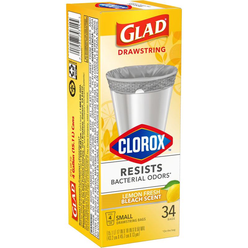 TRASH BAGS LMN 4G 34PK - Pack of 6