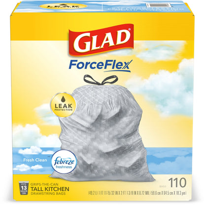 TRASH BAG FRSH 13G 110PK - Pack of 3