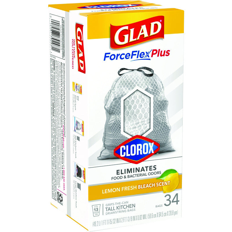 TRASH BAGS LMN 13G 34PK - Pack of 6