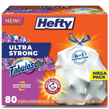 KITCHEN BAG ULT FAB 80PK - Pack of 3
