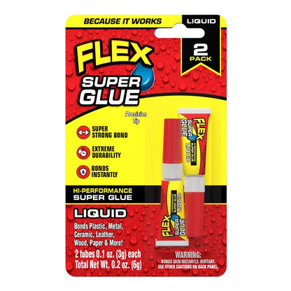 SUPER GLUE FLEX LIQ 2PK - Pack of 8