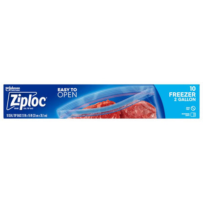 BAG FRZR ZIPLCK 2GL BX10 - Pack of 9
