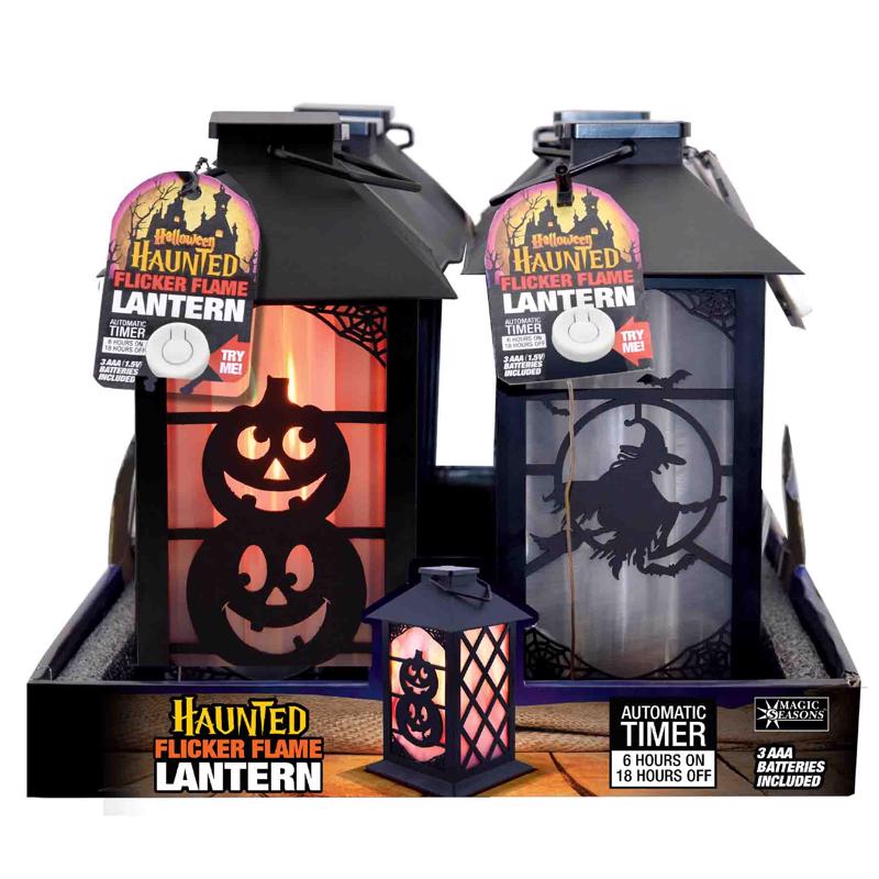 Emery Jensen HallowN DCR Flicker Flame impulse novelty pack of 6 decorative flame-shaped lights on a neutral background.