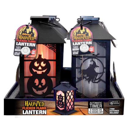 Emery Jensen HallowN DCR Flicker Flame impulse novelty pack of 6 decorative flame-shaped lights on a neutral background.