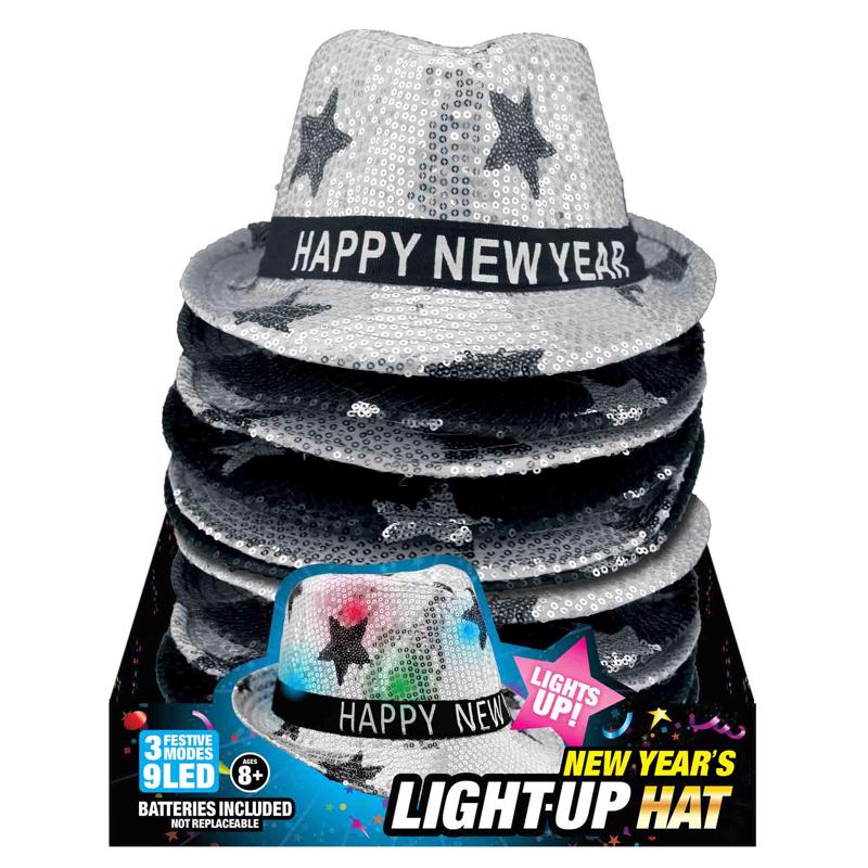 PRTY HAT NEW YRS 12PK - Pack of 12