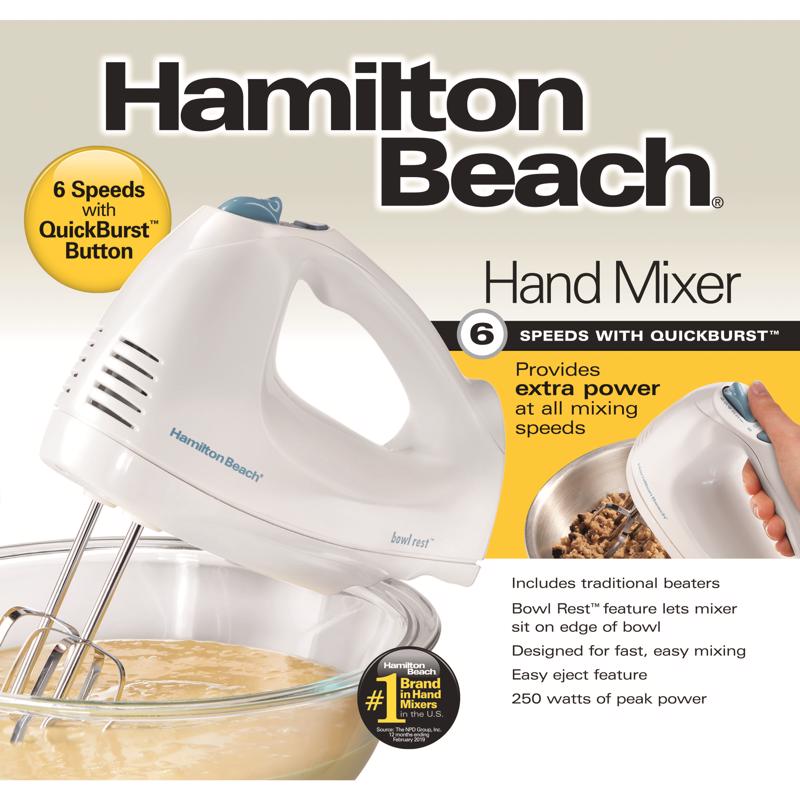 HAND MIXER WHT 6SPD - Pack of 2