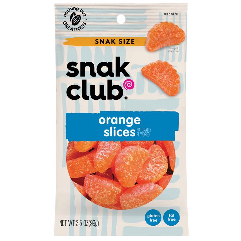 Emery Jensen orange gummy candy pack of 12, 3.5oz each, colorful chewy citrus-flavored gummy candies.