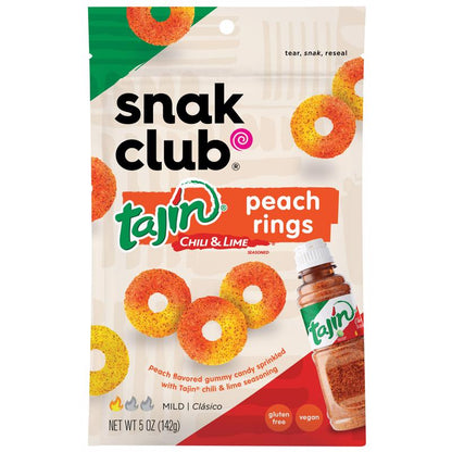 PEACH RING Chili&lim 5OZ - Pack of 6