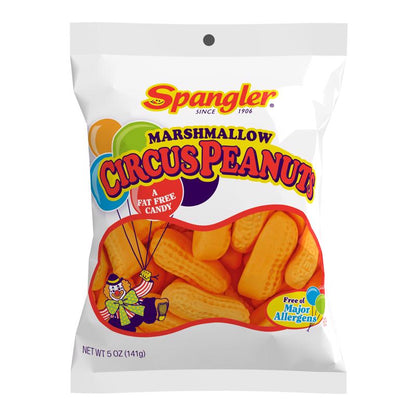 CANDY CIRCUS PEANUTS 5OZ - Pack of 12