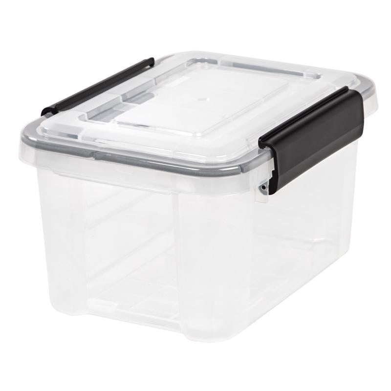 STORAGE BOX Bk/clr6.5qt - Pack of 6
