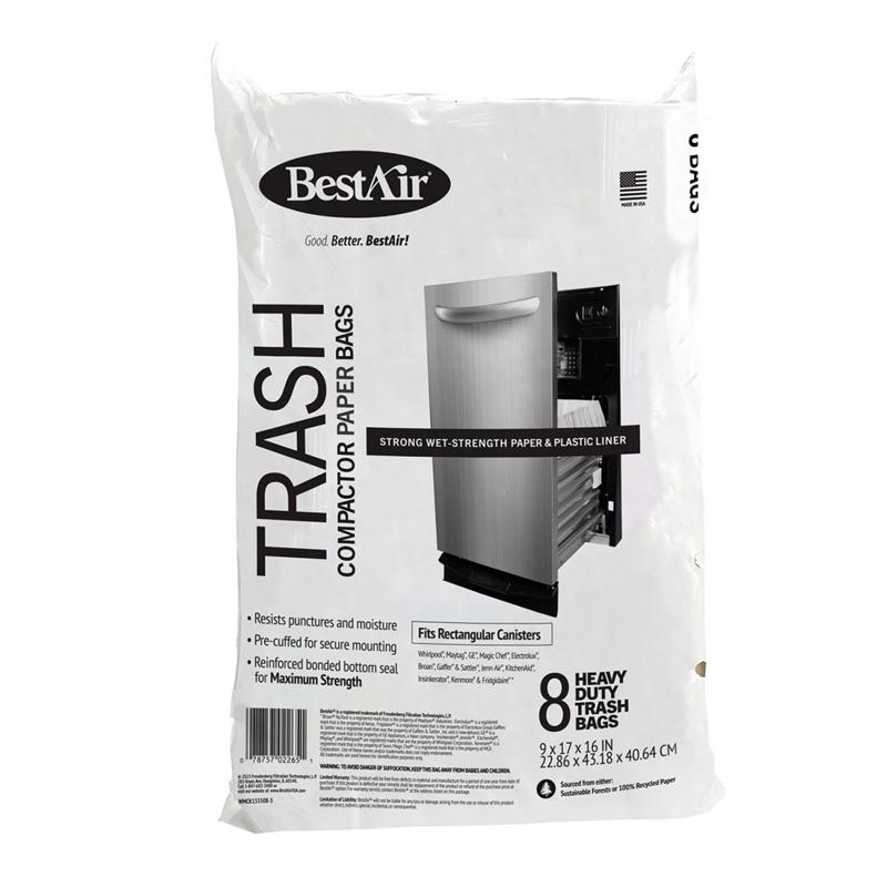 TRASH COMPCTR BAGS 8PK - Pack of 3