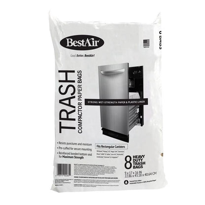 TRASH COMPCTR BAGS 8PK - Pack of 3