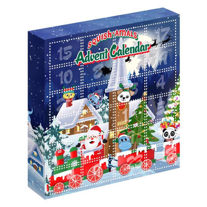 Emery Jensen ADVNT CLNDR SQSHML novelty gift pack with 12 small square gift boxes, colorful and decorative for special occasions.