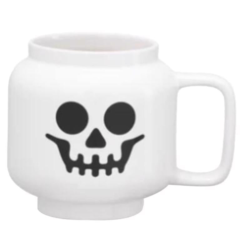MUG SKLTN CRMC WHT 8.6oz - Pack of 8