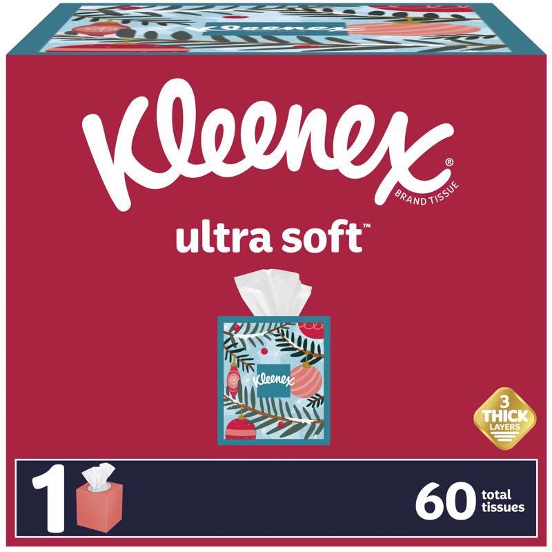 FACIAL TISSUE WHITE 60CT - Pack of 27