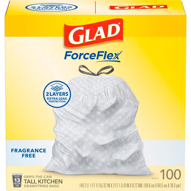 KTCHN TRSH BGS WHT 100PK - Pack of 4