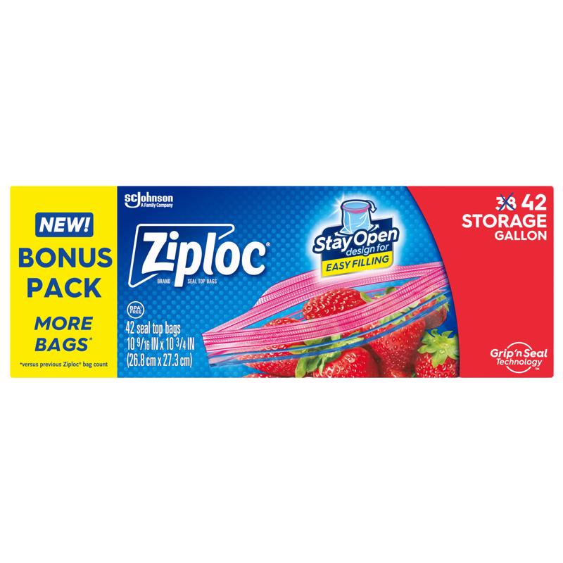 ZPR STRG BG PLST 42PK - Pack of 9
