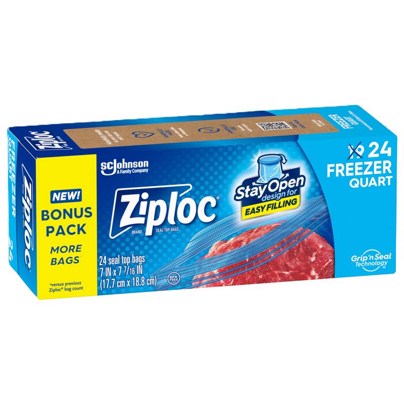 FRZR BG PLST 24PK - Pack of 12
