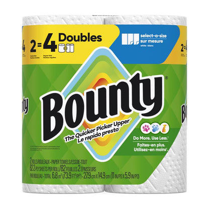 PPR TWLS WHT 2PLY 2PK - Pack of 6
