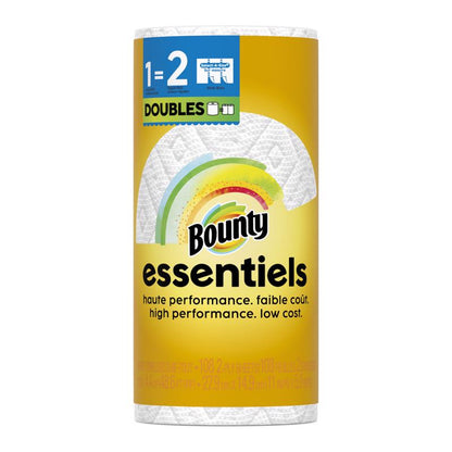 Emery Jensen PPR TWLS WHT 2PLY paper towels, pack of 24, showing white 2-ply paper towel rolls stacked together.