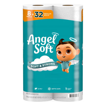 TOILET PAPER 2PLY 8ROL - Pack of 6