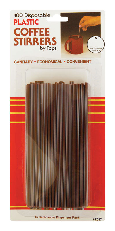 STIRRER COFFEE PLST100CT - Pack of 12