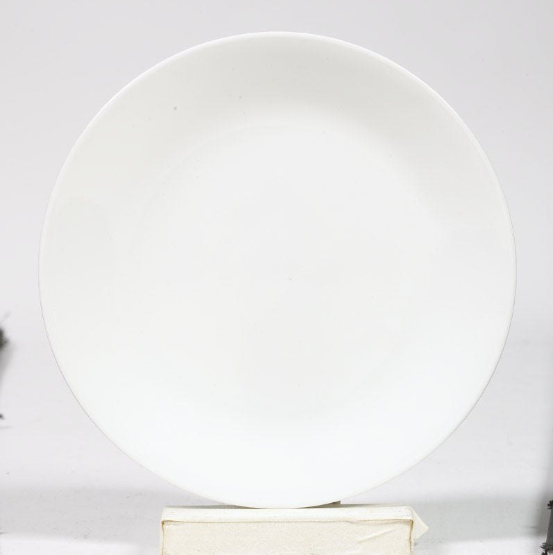 PLATE MEDIUM WHITE - Pack of 6