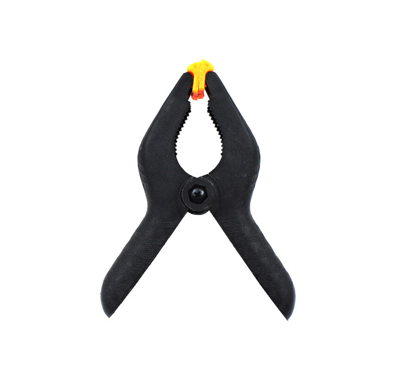 Set of 25 Emery Jensen 6-inch FLEX JAW SPRING CLAMPS, versatile spring clamps for woodworking and DIY projects.
